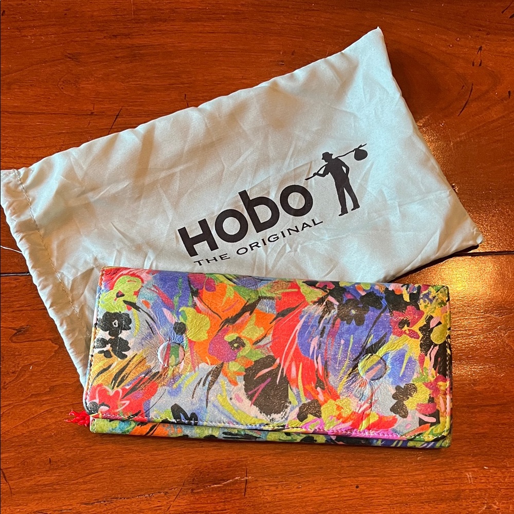 HOBO Multicolor Floral Wallet